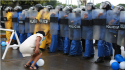 En Nicaragua está prohibida la libre movilización y las protestas desde septiembre de 2018. [Foto de Houston Castillo Vado/VOA]