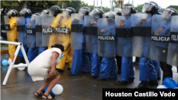En Nicaragua está prohibida la libre movilización y las protestas desde septiembre de 2018. [Foto de Houston Castillo Vado, VOA]