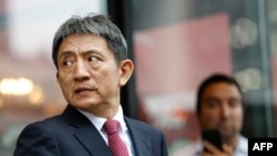 中国国际贸易谈判代表李成钢在威斯康星州密尔沃基举行的G20贸易部长会议首日出席会议。(2026年9月30日)