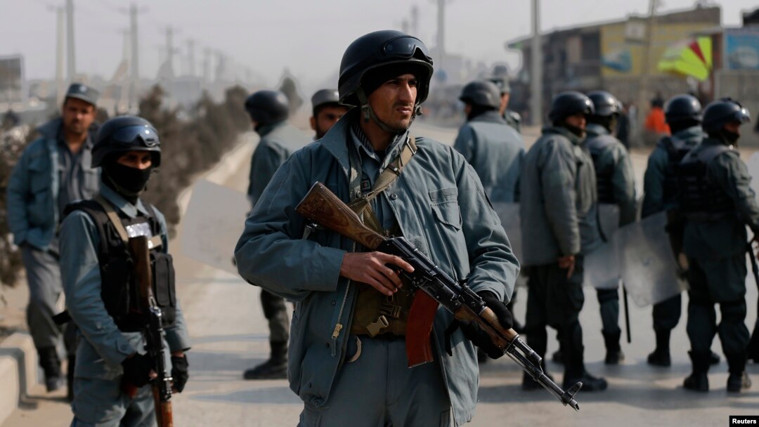 Polisi Afghanistan melakukan penjagaan keamanan di Kabul (foto: dok).