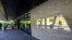 FILE - FIFA (International Football Federation Association) outside the organization's headquarters in Zurich.
