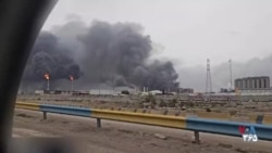 آثار حملات هوایی روز شنبه به بخش‌هایی از پتروشیمی ماهشهر - ۱۵ فروردین ۱۴۰۵