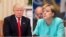 Дональд Трамп и Ангела Меркель