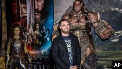 Director Duncan Jones poses for photographers during a photo call in London, May 27, 2016. 