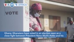 VOA60 Afrikaa - Voters in Ghana are going to the polls today