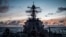 The guided-missile destroyer USS Dewey transits the Pacific Ocean while participating in Rim of the Pacific Exercise (RIMPAC), July 10, 2018.