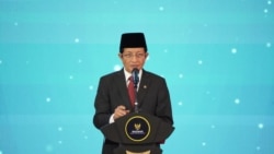 Menteri Agama Nasaruddin Umar dalam sambutannya ketika membuka Baznas Internasional Forum 2024 serukan dukungan dan perjuangan kolektif untuk kemerdekaan Palestina (humas Baznas )