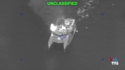ویدیوی ستاد فرماندهی مرکزی آمریکا از حمله به شناورهای جمهوری اسلامی