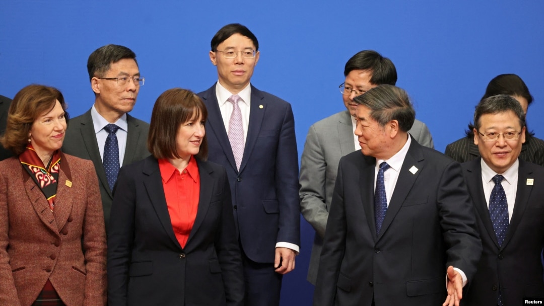 英國財相李韻晴 2025 年1月11日在北京出席中英經濟財金對話 (路透社）