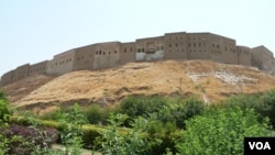 A view of the citadel in central Irbil.