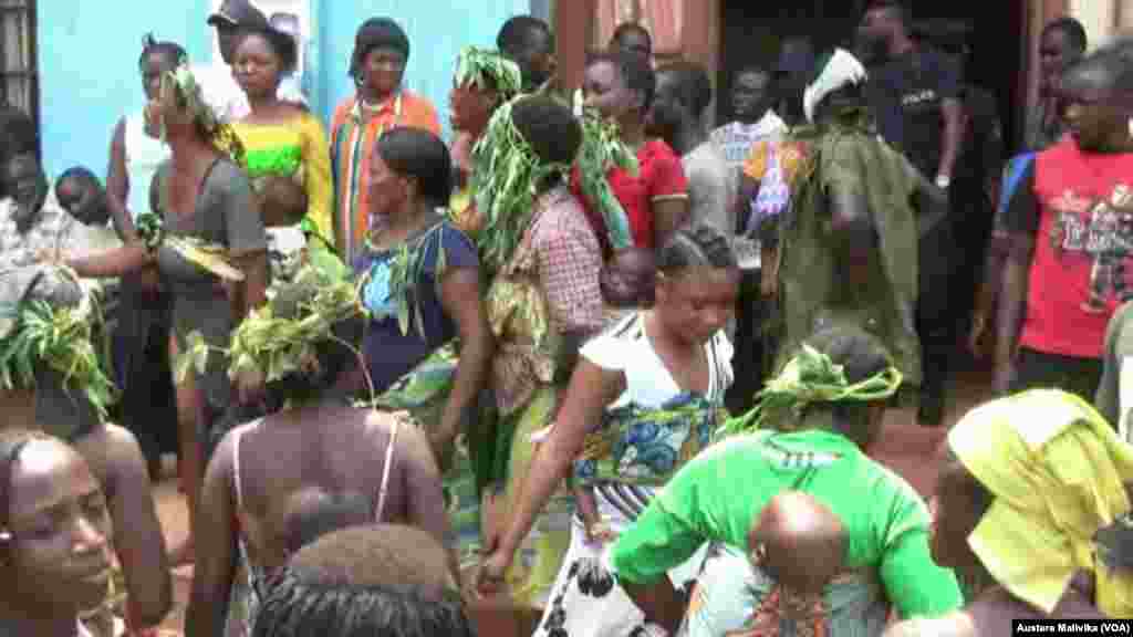 La population de Beni en deuil après l&#39;annonce de l&#39;assassinat du colonel Mamadou Ndala. Le 3 janvier 2014 