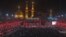 Shiite pilgrims take part in a ceremony at the Imam Hussein shrine in the southern Iraqi city of Karbala, Sept. 19, 2018, on the eve of the 10th day of the mourning period of Muharram, which marks the peak of Ashura. Ashura commemorates the death of Imam Hussein, grandson of the Muslim faith's prophet Mohammed, who was killed by the armies of his rival Yazid over the succession for the caliphate near Karbala in 680 AD. 