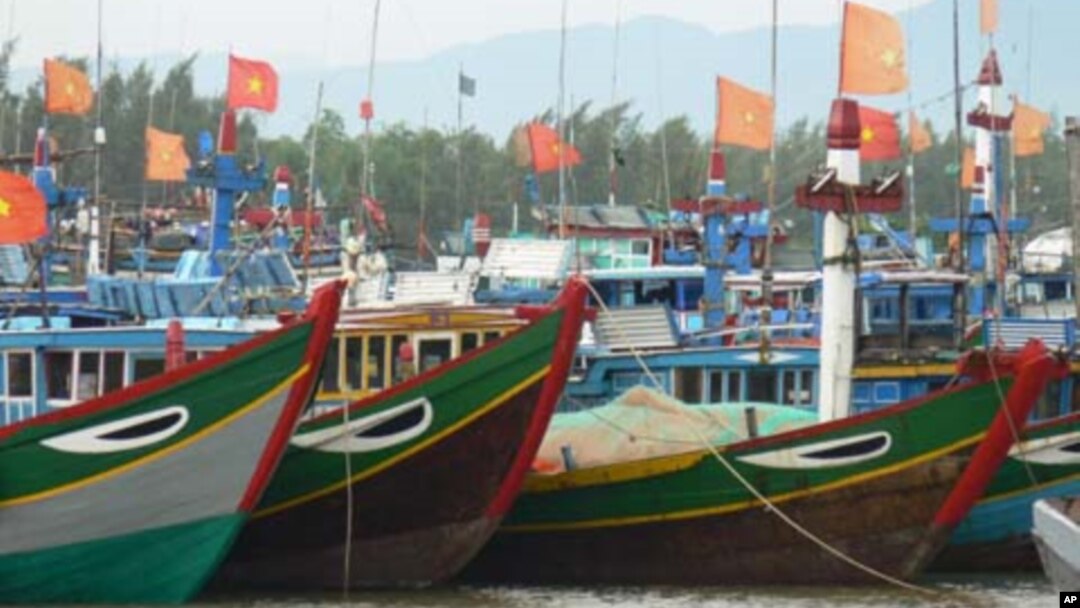 Tàu đánh cá của ngư dân Việt Nam ở tỉnh Quảng Ngãi.