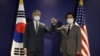 Đặc phái viên Hoa Kỳ Sung Kim và người đồng cấp Hàn Quốc Noh Kyu-duk.