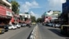 新德里G20峰会前夕异乎寻常空荡的街道。(2023年9月8日)