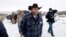 Ammon Bundy, one of the sons of Nevada rancher Cliven Bundy, arrives for an interview at Malheur National Wildlife Refuge, Jan. 5, 2016, near Burns, Oregon.