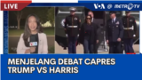 Laporan VOA untuk Metro TV: Jelang Debat Capres Trump vs Harris 