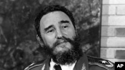 FILE - Cuba's Fidel Castro, pictured June 10, 1977. 