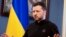 Ukraine's President Volodymyr Zelenskyy gives a news conference in Kyiv, Ukraine, Feb. 19, 2025.