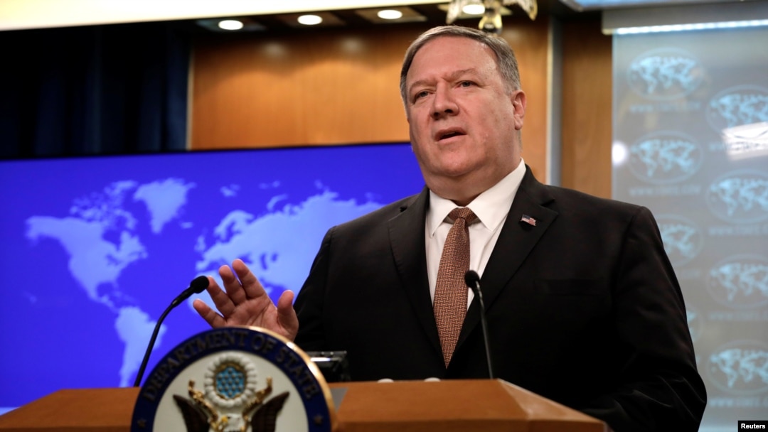 Ngoại trưởng Mỹ Mike Pompeo. 