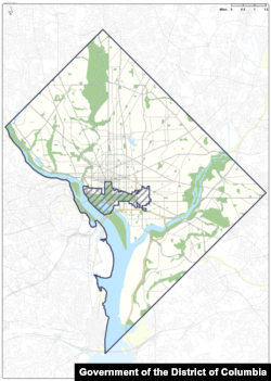 Proposed legislation for making Washington, D.C., the 51st state would carve out a small federal enclave, encompassing the U.S. Capitol, the White House and key monuments.