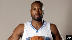 Serge Ibaka des Orlando Magics. le 26 septembre 2016.