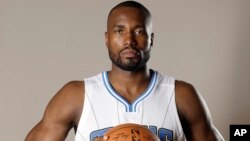 Serge Ibaka des Toronto Raptors, Floride, le 26 septembre 2016. 