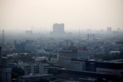 A general view of the capital city as smog covers it in Jakarta, Indonesia, July 4, 2019.