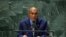 FILE - President of Kiribati Taneti Maamau addresses the 78th Session of the U.N. General Assembly in New York City, U.S., September 21, 2023. 