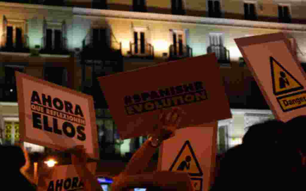 Madrid pide una democracia real