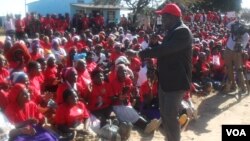 Prime Minister Morgan Tsvangirai captured in Hwedza, Mashonaland East Province. (File Photo)
