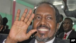 Somalia's new president Hassan Sheikh Mohamud Sept. 10, 2012