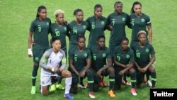 'Yan wasan Super Falcons na Najeriya