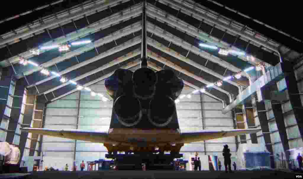 奋进号展示厅(加州科学中心提供)