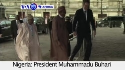 VOA60 Africa- President Muhammadu Buhari attends the Syria Donor Conference