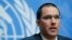 Venezuela's Foreign Minister Jorge Arreaza attends a news conference during the Human Rights Council at the United Nations in Geneva, Switzerland, Feb. 27, 2018. 