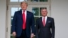 ARCHIVO - El presidente Donald Trump junto al rey Abdullah II de Jordania en la Casa Blanca, el 25 de junio de 2018, en Washington