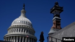 Kubah Gedung Capitol di Washington DC, AS, 21 Maret 2024. (Foto: Elizabeth Frantz/Reuters)