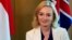 ဗြိတိန်နိုင်ငံခြားရေးဝန်ကြီး Liz Truss. (ဒီဇင်ဘာ ၁၀၊ ၂၀၂၀)