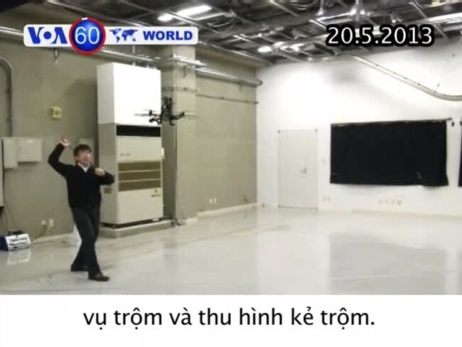 Nhật giới thiệu máy bay không người lái bắt trộm (VOA60)
