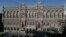 FILE - The headquarters of Ukrainian central bank is seen in central Kyiv, March 10, 2016. 