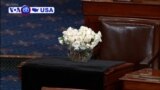 VOA60 America - Senate colleagues in Washington pay their formal respects to John McCain