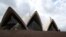 The steps of the Sydney Opera House as seen on March 26, 2020, deserted in the wake of New South Wales implementing measures shutting down non-essential businesses to try to curb the coronavirus.