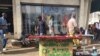 Some of the vendors seen in Harare Monday at undesignated vendings sites. (Photo: Patricia Mudadidgwa)