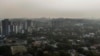 The city of Sao Paulo is shrouded in smoke from Amazon forest fires in Brazil, Sept. 9, 2024.