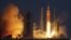 Старт ракети з капсулою Orion