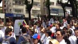 Protesta personal médico Caracas