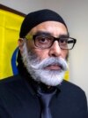 FILE - Sikh separatist leader Gurpatwant Singh Pannun is pictured in his office in New York, Nov. 29, 2023/