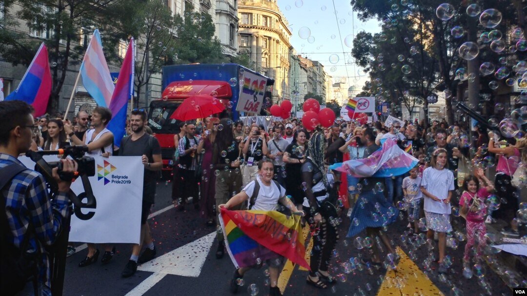 Arhiva - Detalj sa Parade ponosa u Beogradu 2019. godine