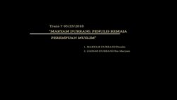 Trans 7 Penulis Remaja Perempuan Muslim